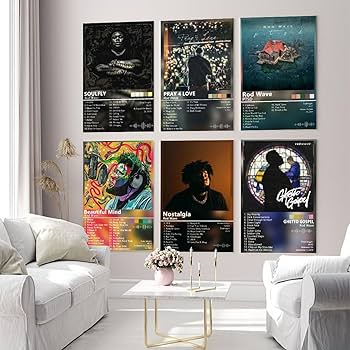 Amazon.com: Generic 6 Pcs Rod Wave Poster Album Cover Poster